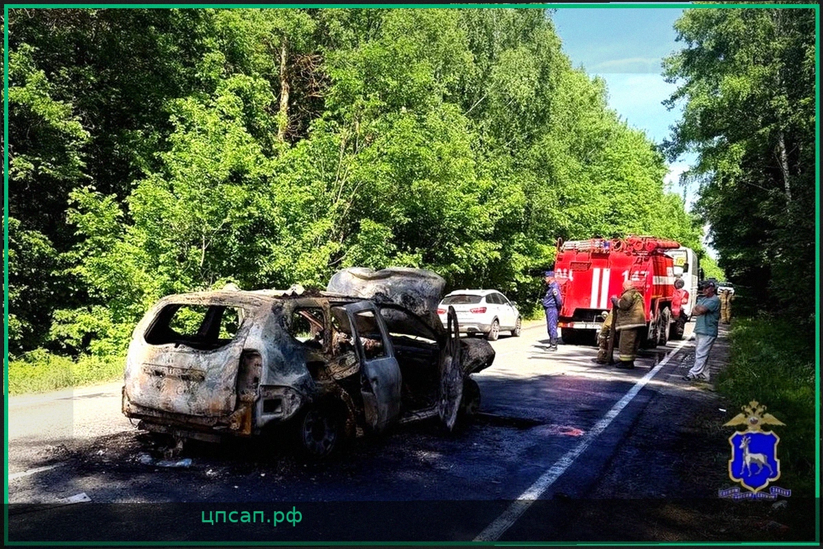 В Самарской области автобус с детьми попал в ДТП