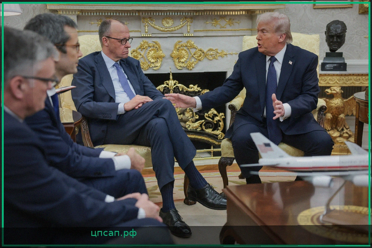 Мерц поражен «нормальностью» Трампа во время визита