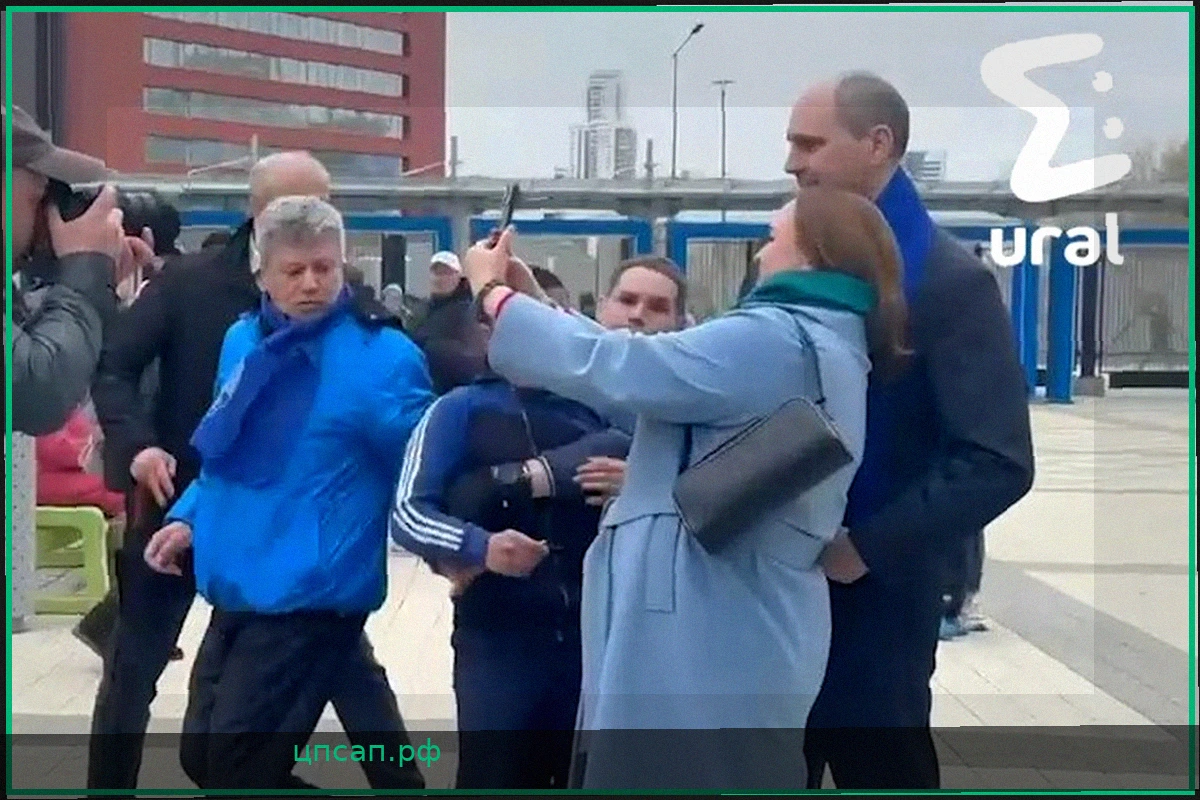 Попытка нападения на свердловского губернатора зафиксирована на видео